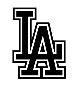 Decal Vinyl Truck Car Sticker - MLB Baseball Los Angeles Dodgers - Picture 1 of 2