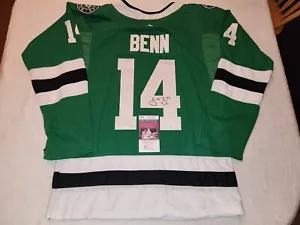 JAMIE BENN signed STARS custom jersey JSA COA SIZE XL - Picture 1 of 4