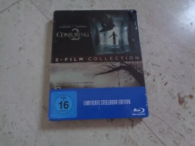 THE CONJURING 1 & 2 DOUBLE FEATURE Blu-Ray *rare* OOP SteelBook Vera Farmiga VG - Image 1 of 4