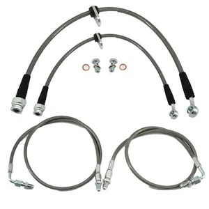 Stainless Rear Brake Line Replacement Kit For 92-95 Honda Civic w/rear disc - Picture 1 of 3