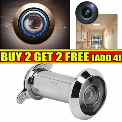 220° Door Peephole Viewer Wide Angle Eye Sight Hole Adjustable Glass Len AU - image 1 of 4