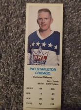 1969-70 Dad's or Hat Trick Cookies  NHLPA PAT STAPLETON Chicago Blackhawks 