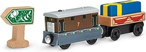 Fisher-Price Thomas & Friends Wood Birthday Surprise Toby Accessory Pack - Picture 1 of 2