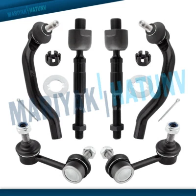 Barra estabilizadora interior exterior delantera 6 piezas para Honda Civic 2006 2007-2011 no Si Foto 1 de 4