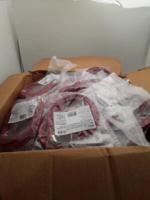 200 PK 00848 7FT CAT6 SNAGLESS SHIELDED STP ETHERNET NETWORK PATCH CABLE C2G RED - Image 1 of 2