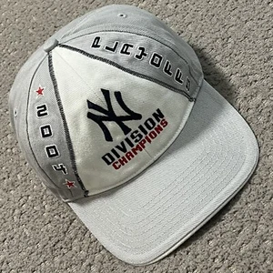 New York Yankees Hat Mens OS Gray 2004 Playoffs Division Champions Vintage Twins - Picture 1 of 17