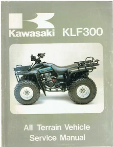 KAWASAKI KLF300 (A1 A2) ALL TERRAIN VEHICLE 1986-87 ORIG. FACTORY SERVICE MANUAL - Picture 1 of 1