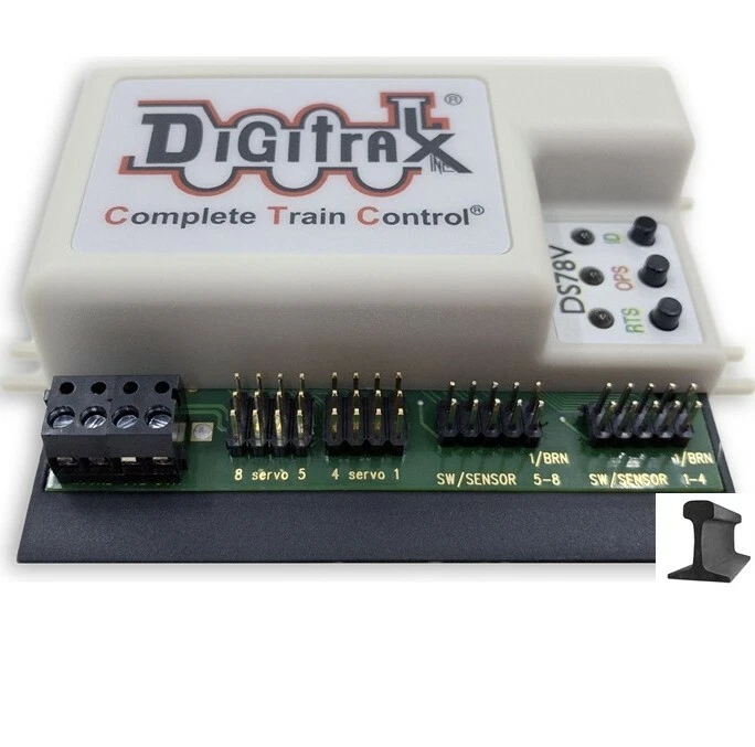 Digitrax DS78V ~ New 2025 ~ 8 Servo Controller LocoNet Stationary Decoder - Image 1 of 2