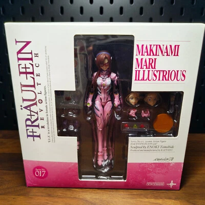 Boneco Revoltech Fraulein 017 Evangelion 2.0 Makinami Mari Illustrious usado - Imagem 1 de 2