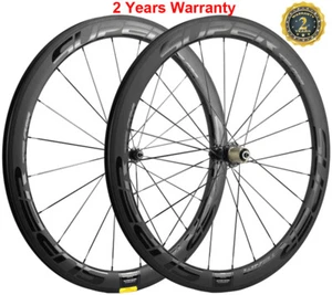 Carbon Bicycle Wheels 50mm 25mm Cyclocross Bike Carbon Wheelset UCI Approved - Picture 1 of 12