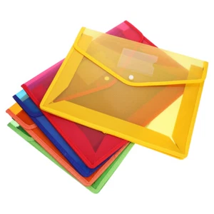 5 Piezas Porta Archivos Suministros de Papelería Carpetas Documentos Organizadores Oficina Transparente - Imagen 1 de 12