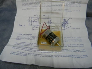 VINTAGE WILSON'S 12V SLOT CAR ORIGINAL ROUND CAN MOTOR NO.891-13 MIT KUGELLAGERN - Bild 1 von 10