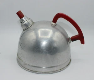 Teiera vintage puro alluminio secolo teiera caffè USA - Foto 1 di 12