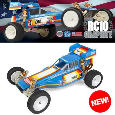 Associated 6030 1/10 RC10 Graphite Electric Competition Off-Road Buggy Kit - Image 1 of 4