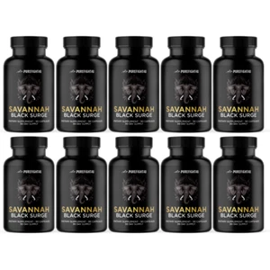 Savannah Black Surge Dietary Supplement for Peak Performance Capsules 10 Bottles - Picture 1 of 5