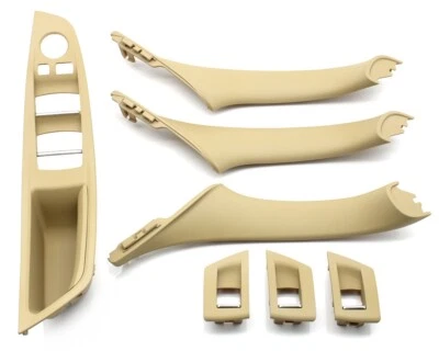 Beige Inner Door Panel Handle Pull Trim Cover For 10-16 BMW 5 Series F10 F11 - Image 1 of 4