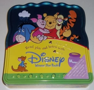 Lesen Spielen und Hören mit Disney Winnie Puuh AKTIVITÄTSDOSE Geschichte Aufkleber CD - Bild 1 von 6