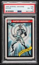 1990 Impel Marvel Universe Super Heroes Havok #35 PSA 6 0sr1