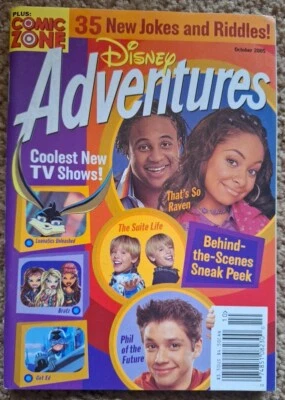 Disney Adventure Magazine October 2005, Thats So Raven, The Suite Life, P.O.T.F - Image 1 of 2