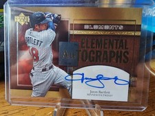2007 Upper Deck Elements Elemental Autographs #BT Jason Bartlett Minnesota Twins