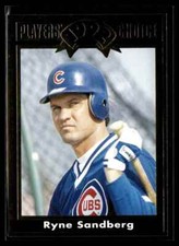 1992 Cartwright's Players' Choice Gold Ryne Sandberg Gold Border Chicago Cubs
