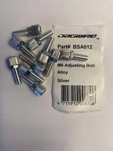 10 JAGWIRE ALLOY Brake Cable Barrel Adjuster Screw Bolts Fits U-Type Calipers M6 - Picture 1 of 1