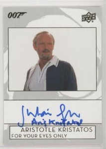 2019 Upper Deck James Bond Collection Julian Glover Inscription AUTO AUTOGRAPH