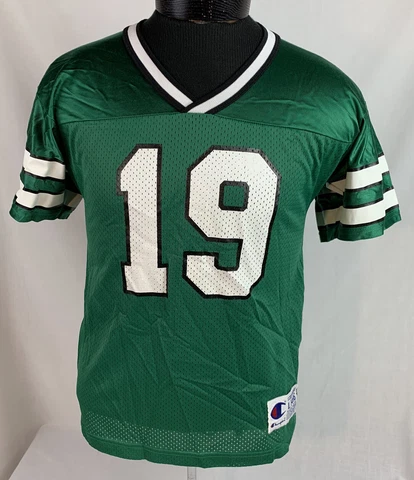 Vintage Champion Jersey New York Jets Keyshawn Johnson #19 NFL Youth L 14-16 Cover