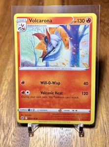 Tarjeta Pokémon Volcarona 025/159 Corona Zenith Rara No Holo Casi Nueva - Imagen 1 de 2