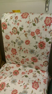 IKEA Henriksdal Chair COVER Videslund Multicolor SLIPCOVER Floral Romantic - Picture 1 of 2