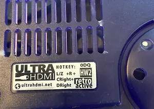 Nintendo N64 Ultrahdmi Nuovo Adesivo Etichetta di Ricambio Personalizzata - Foto 1 di 1