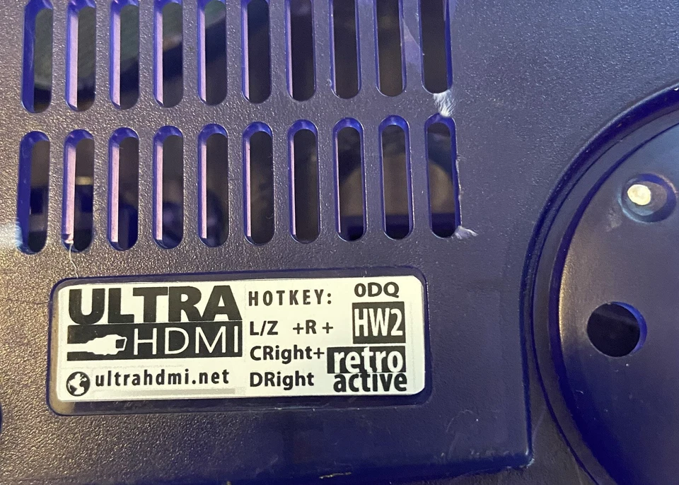Nintendo N64 Ultrahdmi Nueva Etiqueta Adhesiva de Repuesto Personalizada Foto 1 de 1