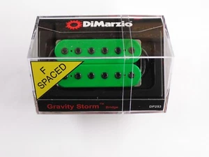 DiMarzio F-Spaced Gravity Storm Bridge Green W/Black Poles DP 253 - Picture 1 of 1