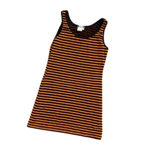 Orange & Black, 80's Vintage Filo Hot Dress - Picture 1 of 3
