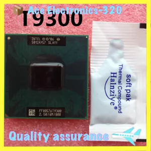 Free shipping Intel Core 2 Duo 2.5G/6M/800 T9300 Mobile CPU Processor Socket P - Picture 1 of 3
