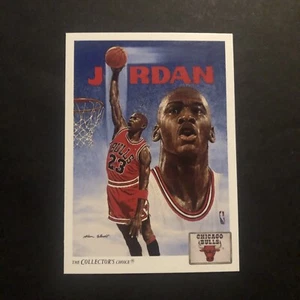 1991 Upper Deck Michael Jordan Basketball Card Chicago Bulls Team Checklist #75 - Foto 1 di 2