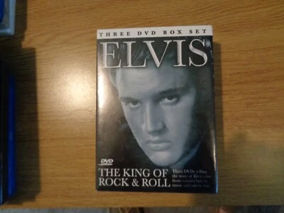 Elvis DVD- 3 DVD Box Set-King of Rock and Roll New  free p=p - Image 1 of 2
