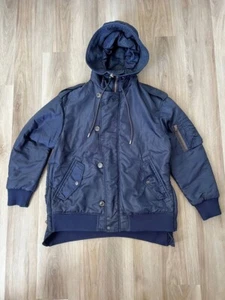 DIESEL BLACK GOLD JUACAMOLE BGNGC Mens Jacket Quilted Hooded Winter Coat Size 50 - Picture 1 of 21