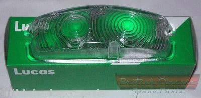 Indicator, Side Light Lens (glass) Front LH, MG Midget, Austin Healey Sprite - image 1 of 3