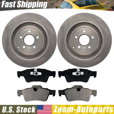 Kit de frenos traseros rotores y pastillas de freno para Mercedes-Benz GL320 2007 2008 2009 Foto 1 de 4