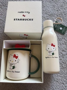 Starbucks x Hello Kitty Mug And Stainless Steel Water Bottle. - Picture 1 of 1