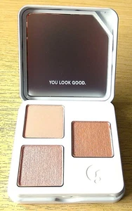 GLOSSIER MONOCHROMES ESSENTIAL EYESHADOW TRIO BLUFF  BRAND NEW & BOXED FREE POST - Picture 1 of 4