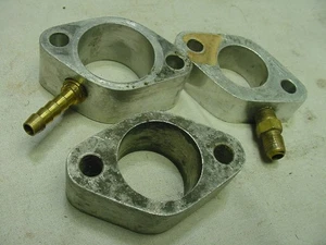NORTON MATCHLESS G15CS N15CS ATLAS TRIUMPH BSA INTAKE MANIFOLD BATCH OF 3  - Picture 1 of 3