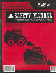 AEM Safety Manual for Operating and Maintenance Personnel, Skid Steer Loaders - Picture 1 of 2