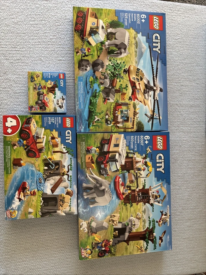 Lego City 2021 Wildlife Lot 60307 60302 60301 60300 New!! - Image 1 of 1