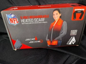 Actionheat NFL 5 Volt wiederaufladbarer beheizter Schal Dallas Cowboys SCHWARZ - Bild 1 von 4
