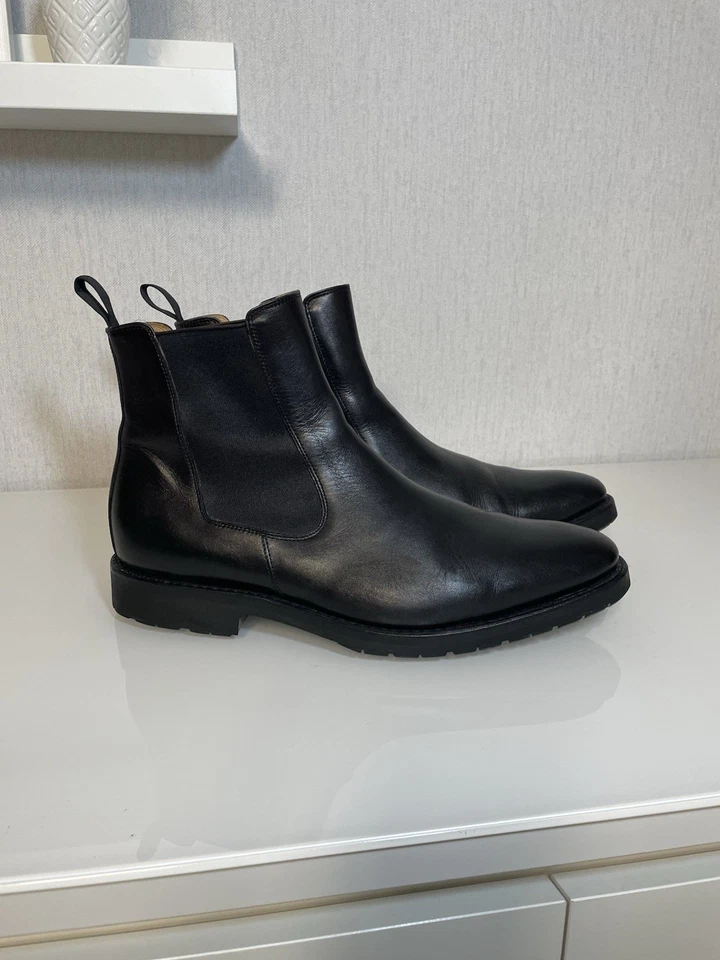 Ralph Harrison – Chelsea Boots aus Kalbleder Schwarz Gr 43 9,5 - Bild 1 von 4