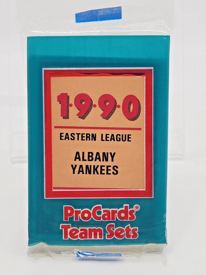 ProCards MLB Baseball Card Complete Team Set - 1990 Albany Yankees - Sealed - Image 1 of 1