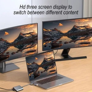 Innovative Design USB C/USB A Splitter for Enhanced Viewing Experience - Afbeelding 1 van 21
