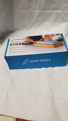 Sharp Pebble Knife Sharpening Stone Kit-Grit 1000/6000 - Used Once  - Image 1 of 4